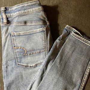 AE || high rise jegging || 14 short || next level stretch